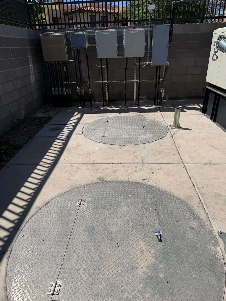 Dual wet-well station